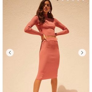 2 piece ribbed knit set brand new with tags